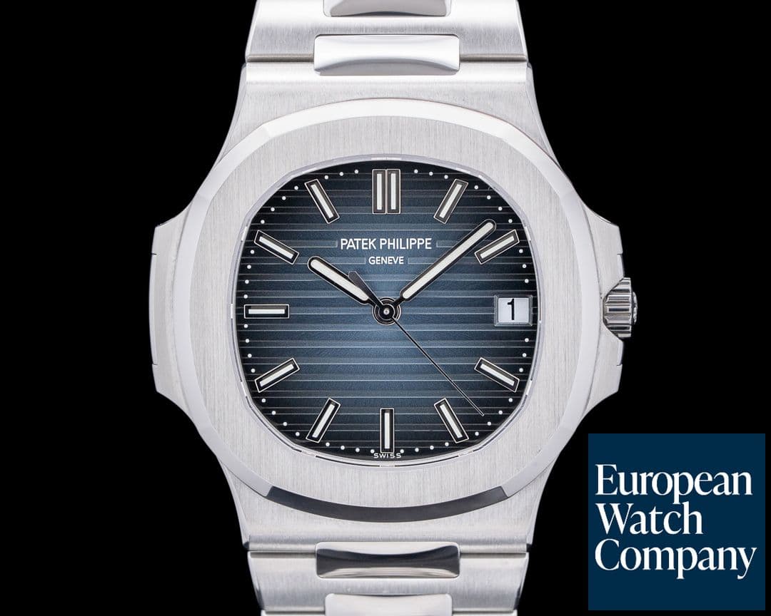 Image of Patek Philippe Jumbo Nautilus 5711/1A SS Blue Dial