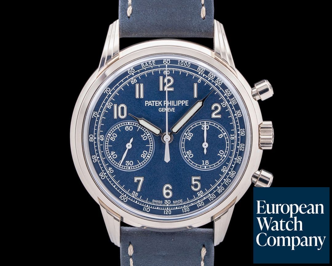 Image of Patek Philippe Chronograph 5172G 18K White Gold Blue Dial