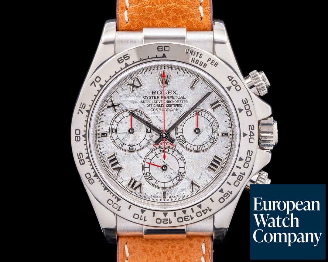 Image of Rolex Daytona 116519 18K White Gold Meteorite Dial