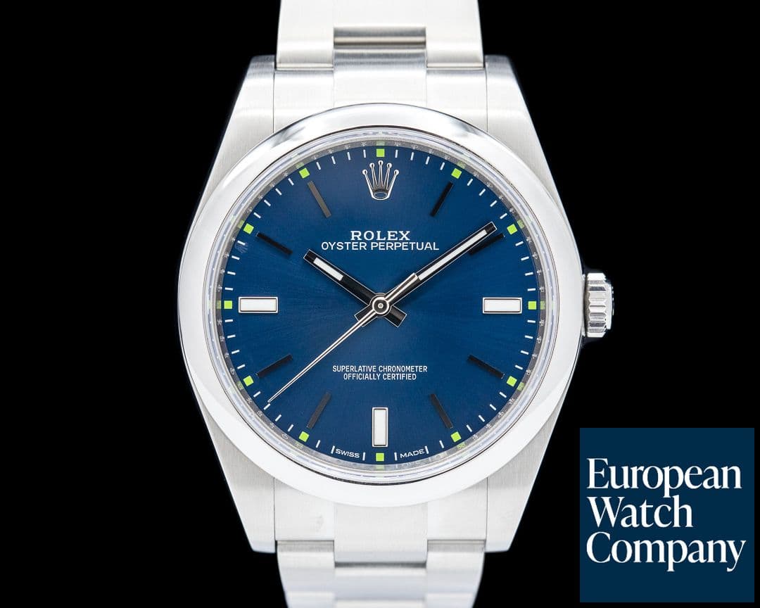 Image of Rolex Oyster Perpetual 39MM SS Blue Dial