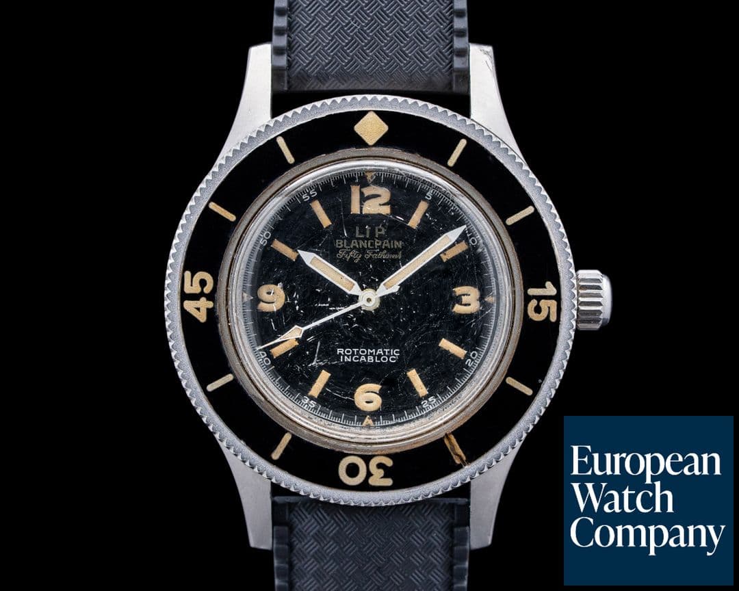 Image of Blancpain Vintage LIP Fifty Fathoms Rotomatic Incabloc EARLY