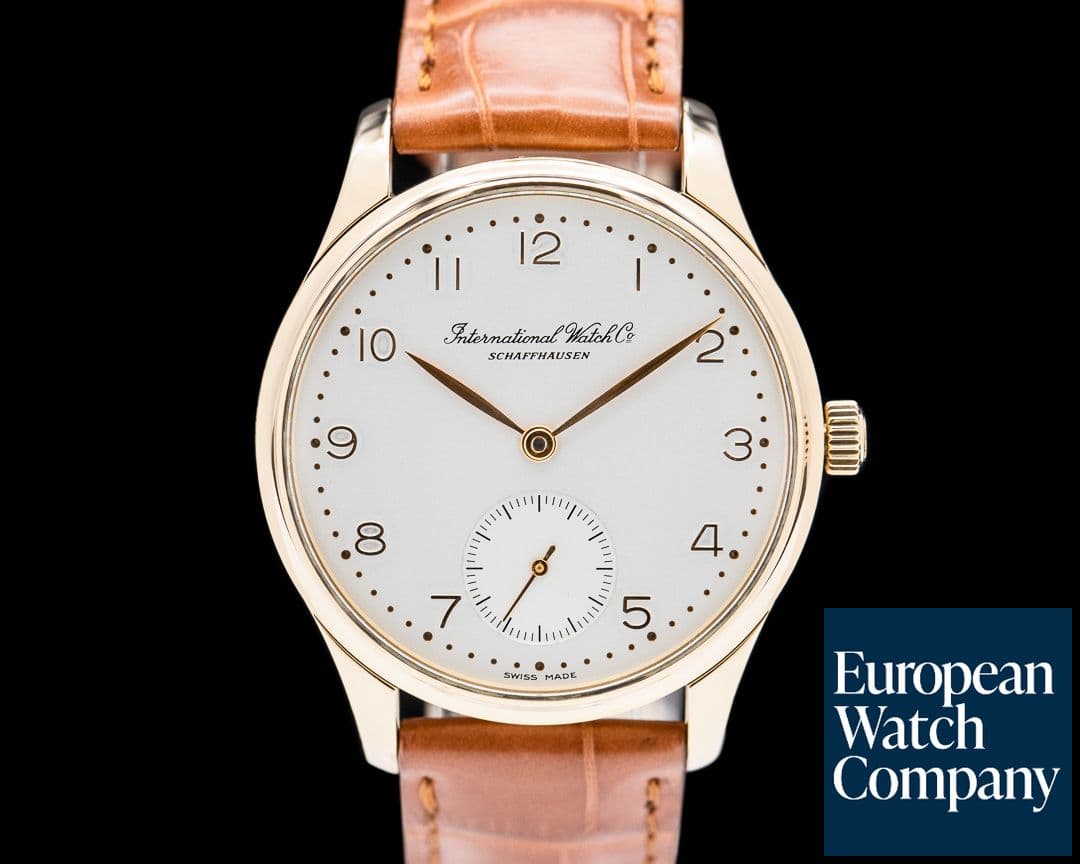 Image of IWC Portugieser 35MM 18K Rose Gold Silver Dial