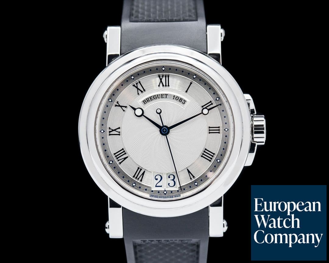 Image of Breguet Marine Big Date SS Silver Dial