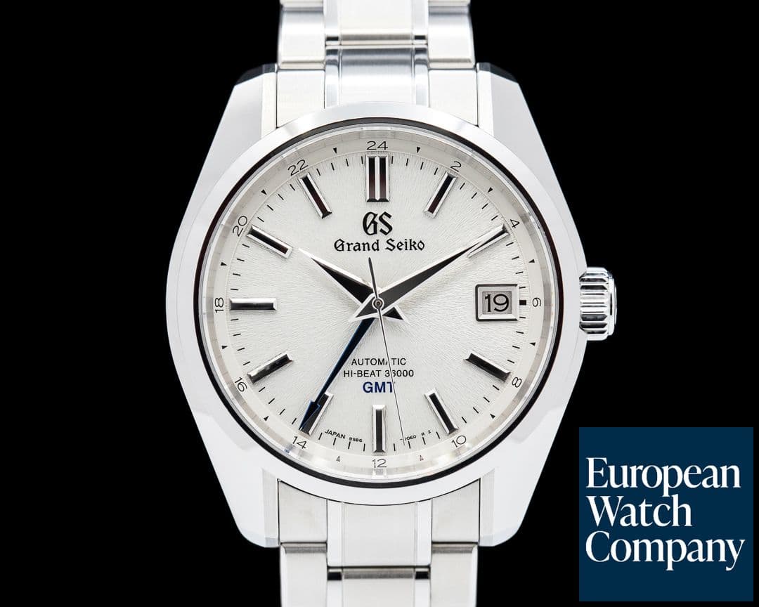 Image of Grand Seiko Heritage Hi-Beat GMT SS "Mt. Iwate" Silver Dial 2024