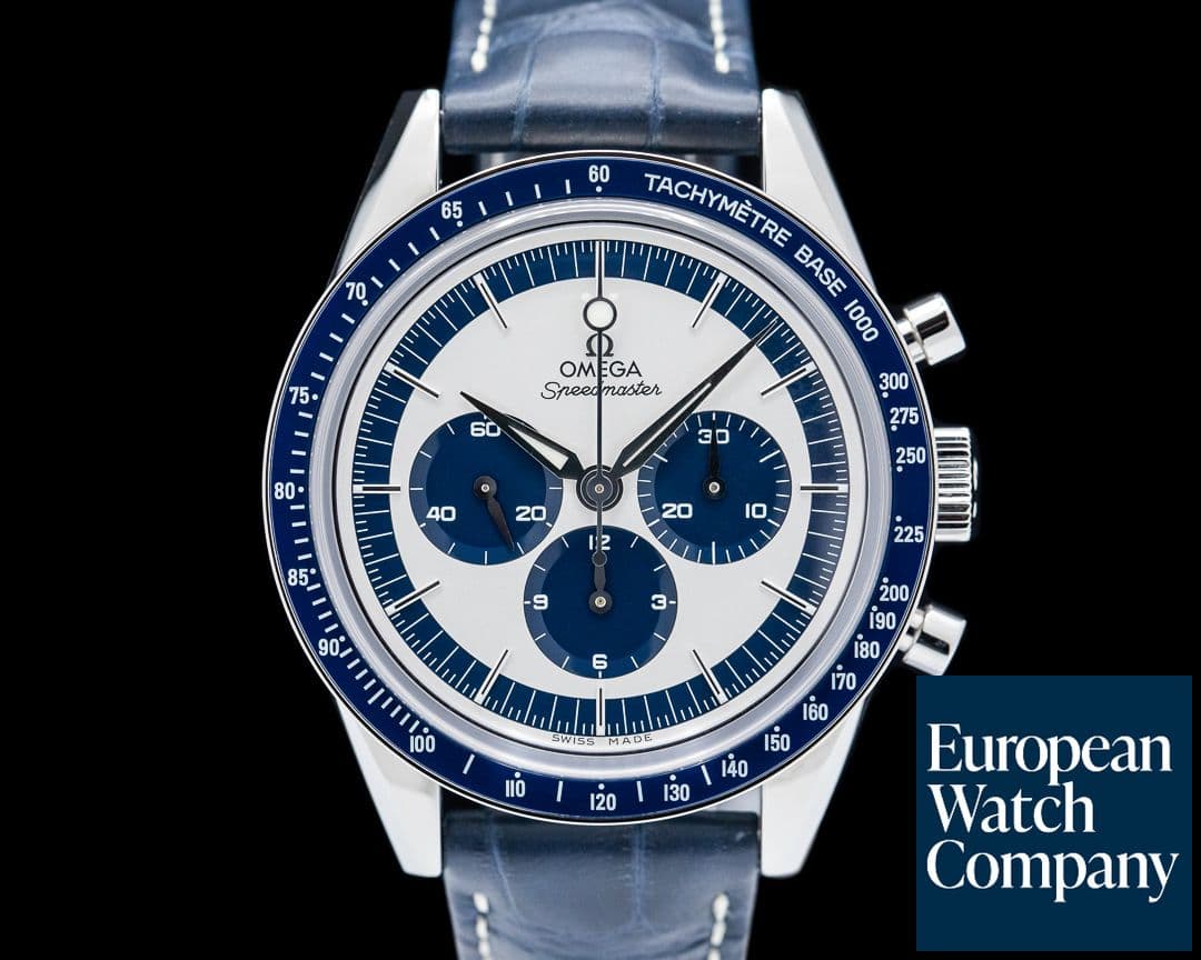 Image of Omega Speedmaster CK2998 Silver / Blue Dial LIMITED UNWORN