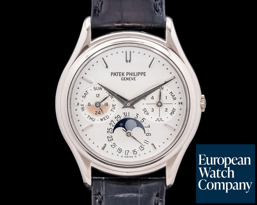 Image of Patek Philippe Perpetual Calendar 3940G 18K White Gold Silver Dial