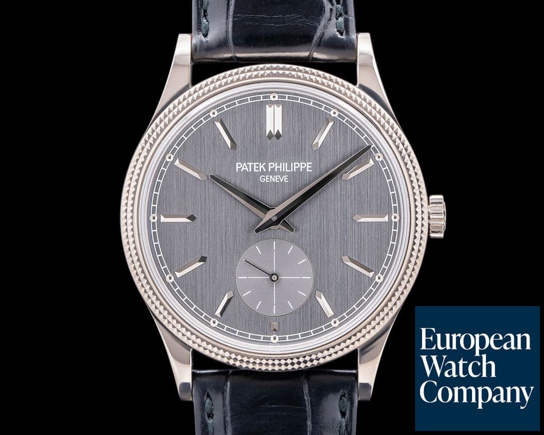 Image of Patek Philippe Calatrava 6119G Manual 18K White Gold Gray Dial
