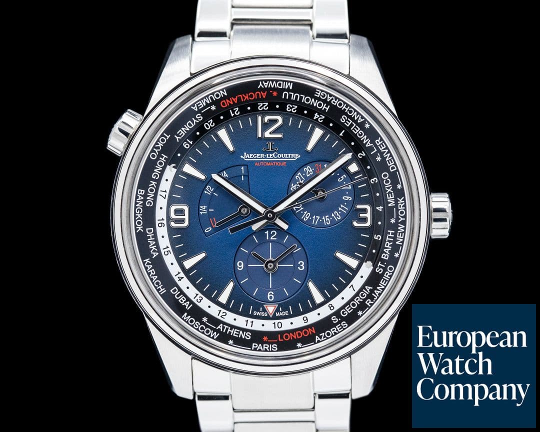 Image of Jaeger LeCoultre Polaris Geographic SS Blue Dial LIMITED