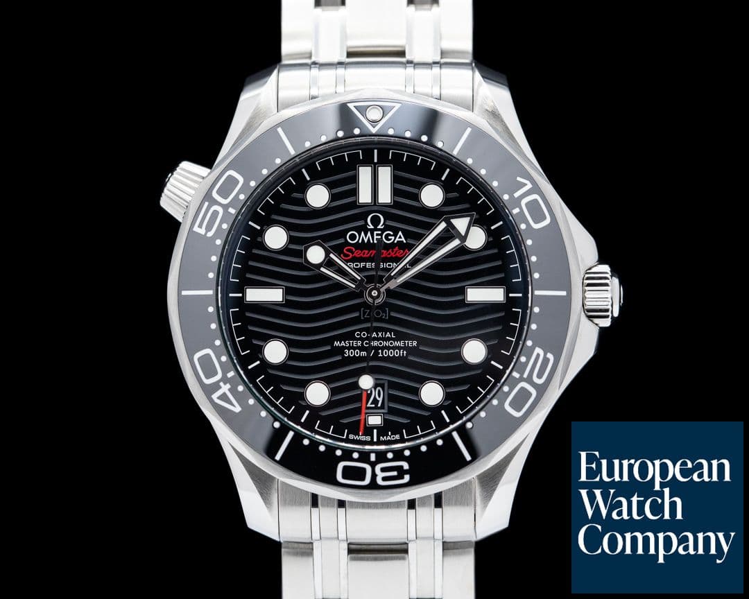 Image of Omega Seamaster Diver 300M Co-Axial Master Chronometer SS Black Dial