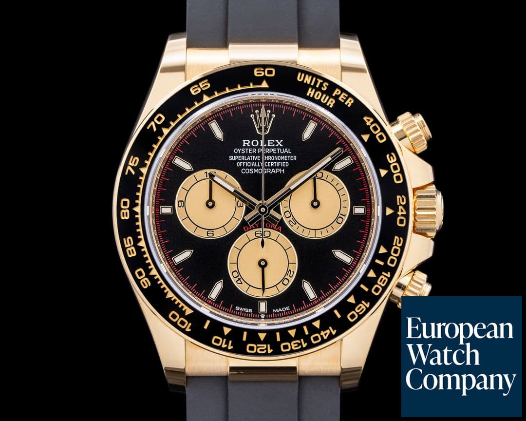 Image of Rolex Daytona Oysterflex 126518LN 18K Yellow Gold Black Dial 2024