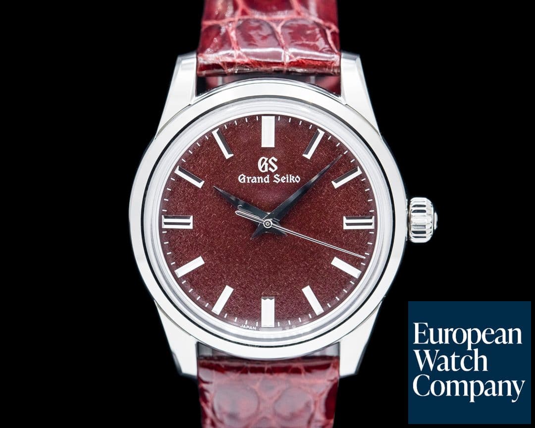 Image of Grand Seiko Elegance Collection SS Burgundy Dial