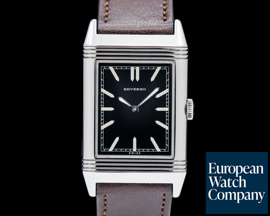 Image of Jaeger LeCoultre Grande Reverso Tribute to 1931 Ultra Thin SS Black Dial