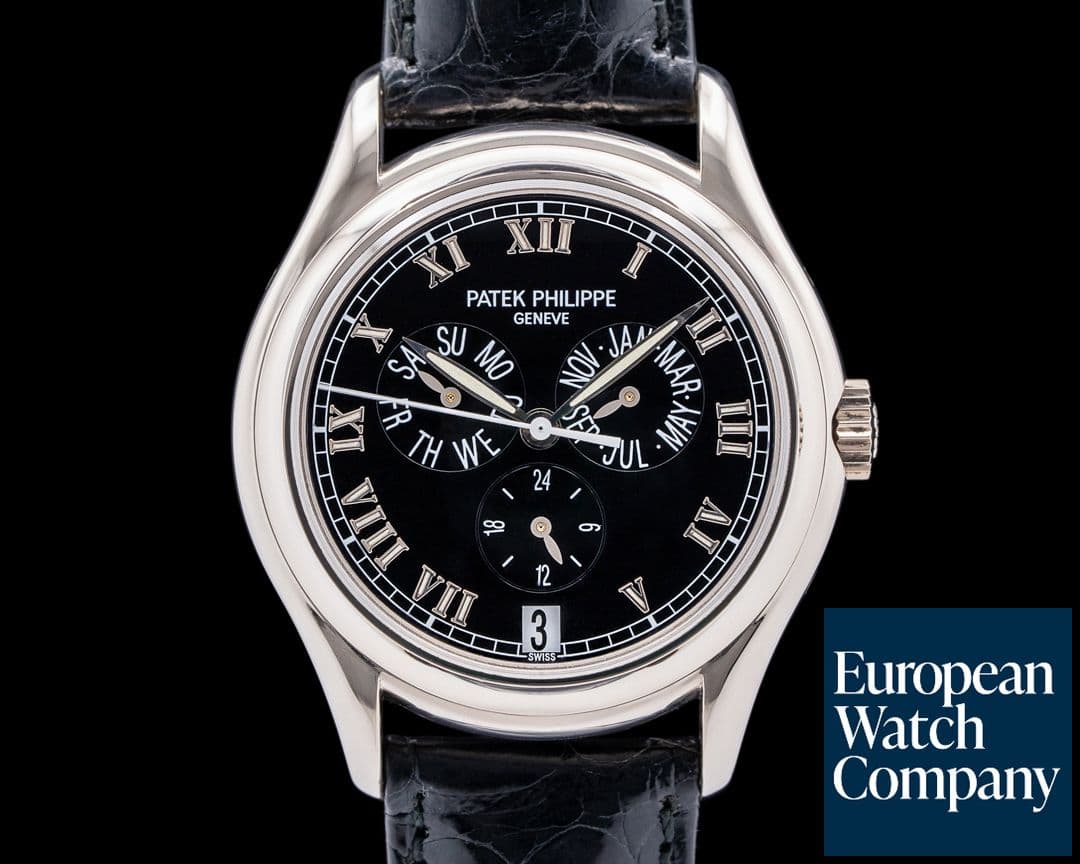 Image of Patek Philippe Annual Calendar 5035G 18K White Gold Black Dial