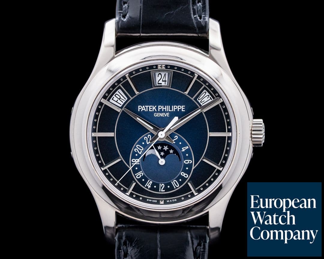 Image of Patek Philippe Annual Calendar 5205G Blue Dial 18K White Gold