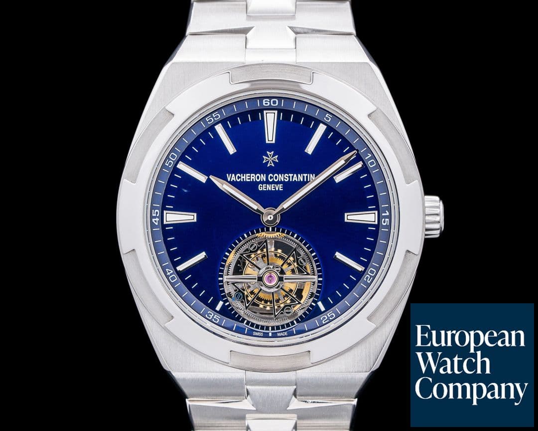 Image of Vacheron Constantin Overseas 6000V/110A Tourbillon SS Blue Dial