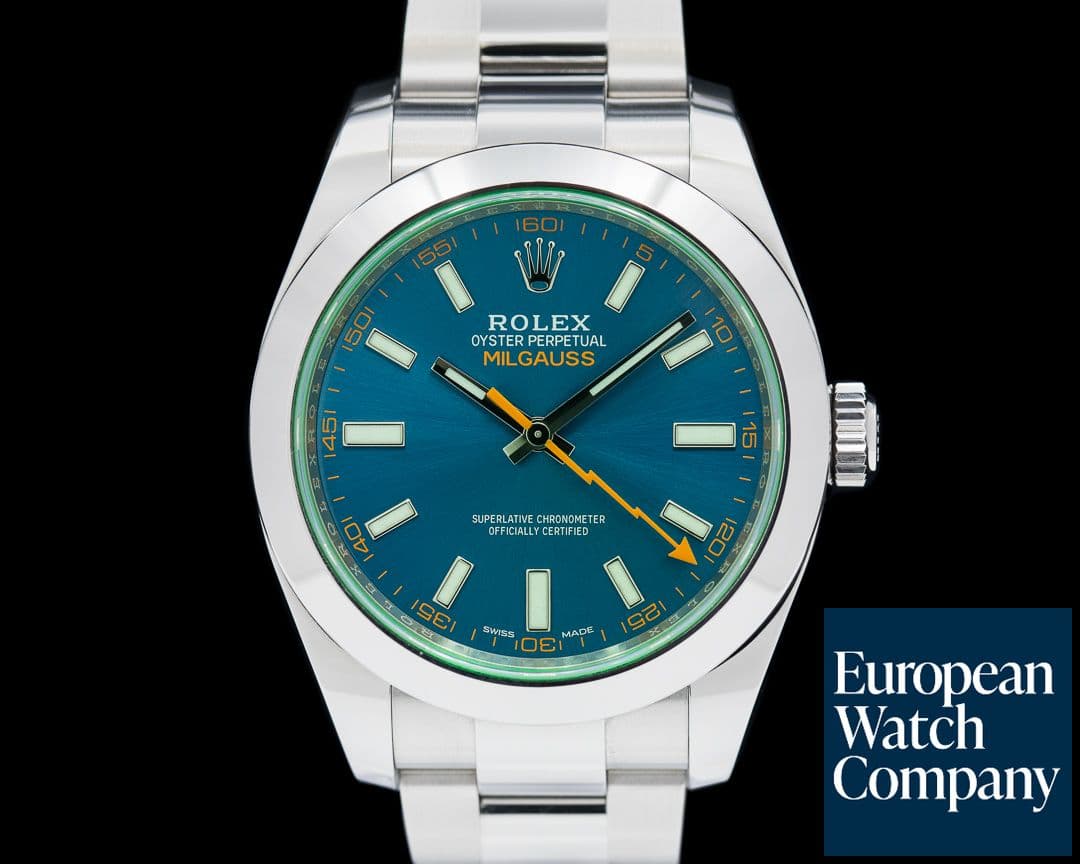 Image of Rolex Milgauss 116400GV SS "Z-Blue" Dial
