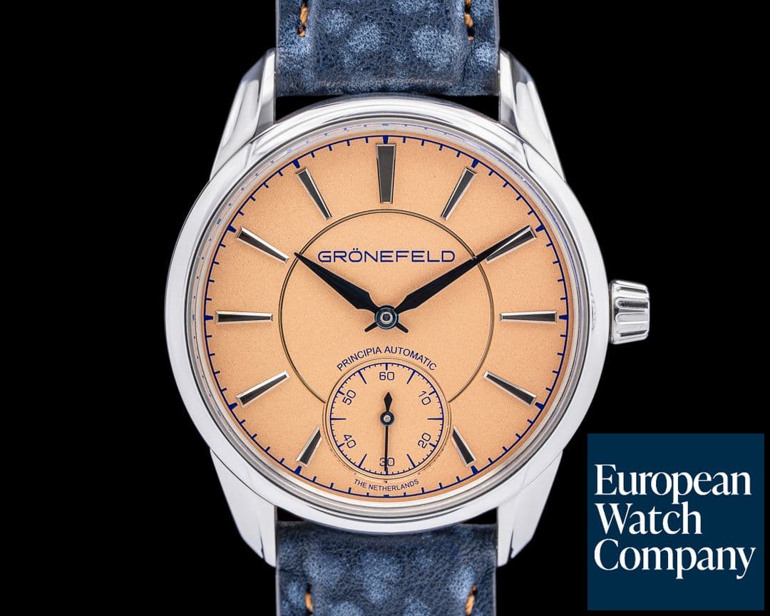 Image of Gronefeld 1941 Principia Automatic SS Salmon Dial 2024