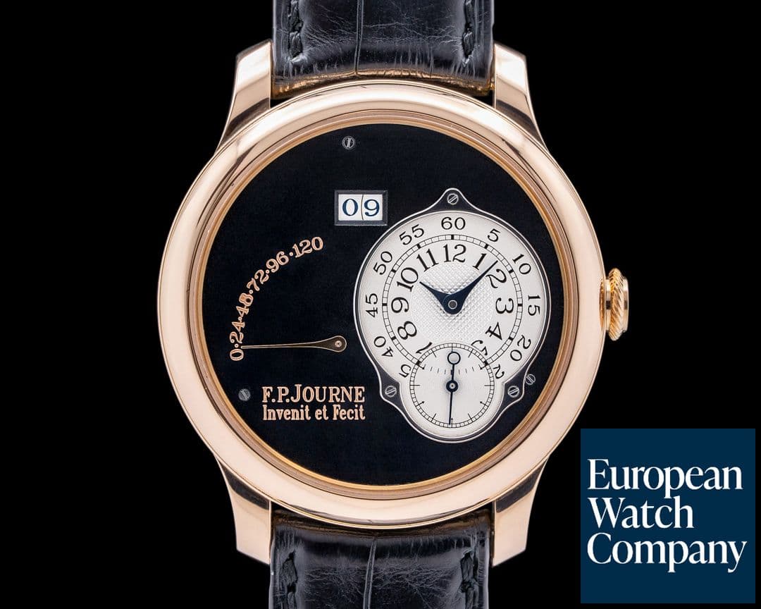 Image of F. P. Journe Octa Reserve de Marche Boutique Edition 18K Rose Gold Black Dial