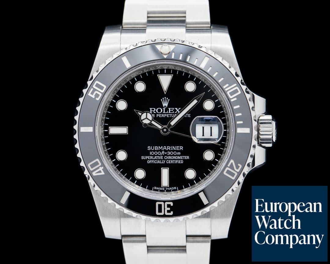 Image of Rolex Submariner 116610LN Ceramic SS Black Dial
