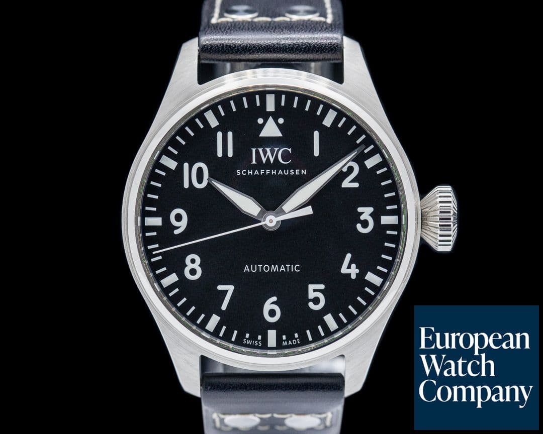 Image of IWC Big Pilots Watch IW329301 43MM SS Black Dial