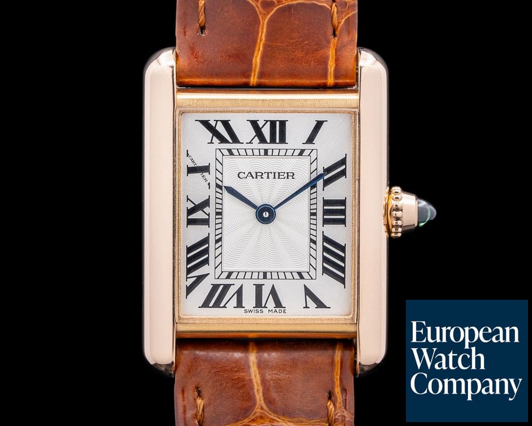 Image of Cartier Tank Louis Cartier Small 18K Rose Gold