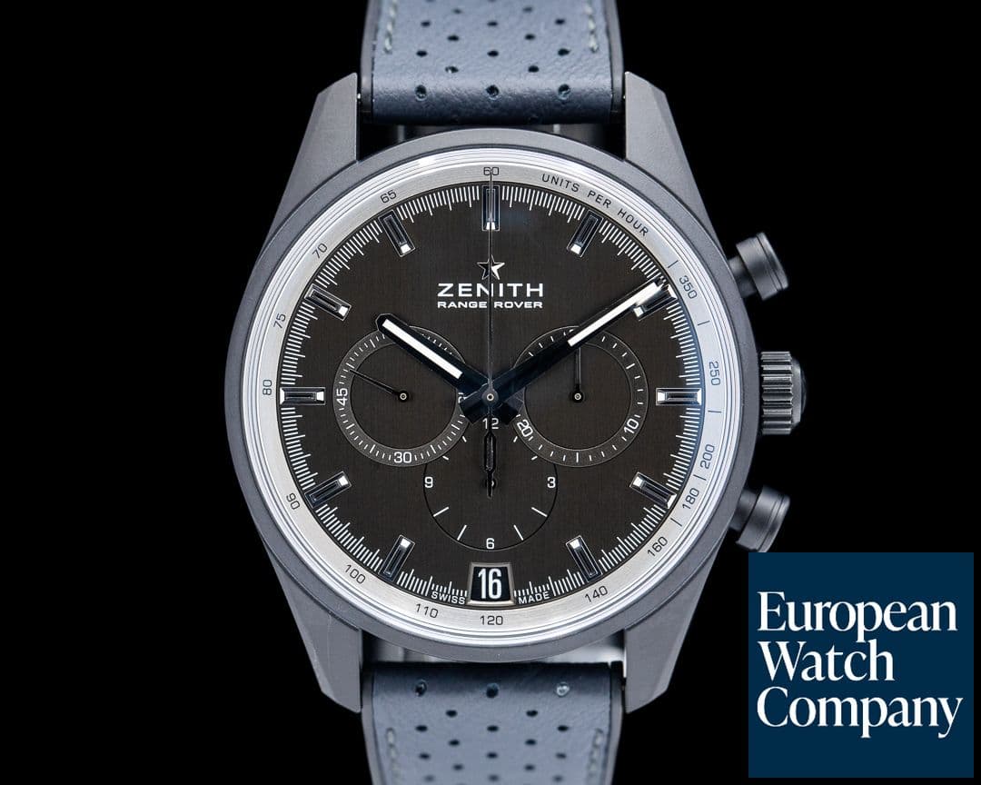 Image of Zenith Chronomaster El Primero "Range Rover" Black Dial LIMITED