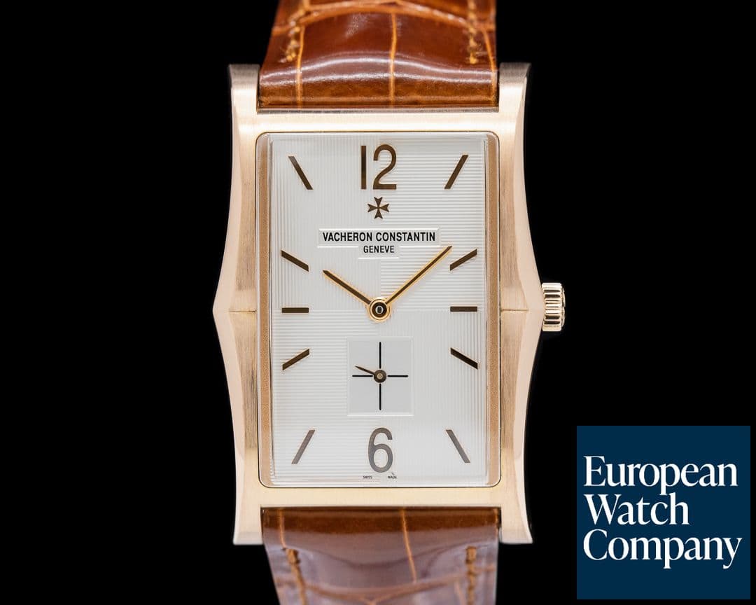 Image of Vacheron Constantin Les Historiques Aronde 1954 18K Rose Gold Silver Dial