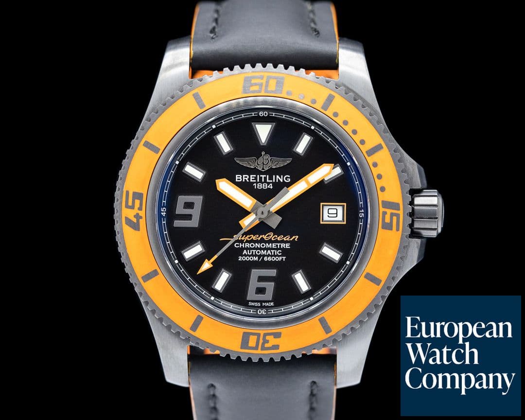Image of Breitling SuperOcean 44 SS Black Dial LIMITED