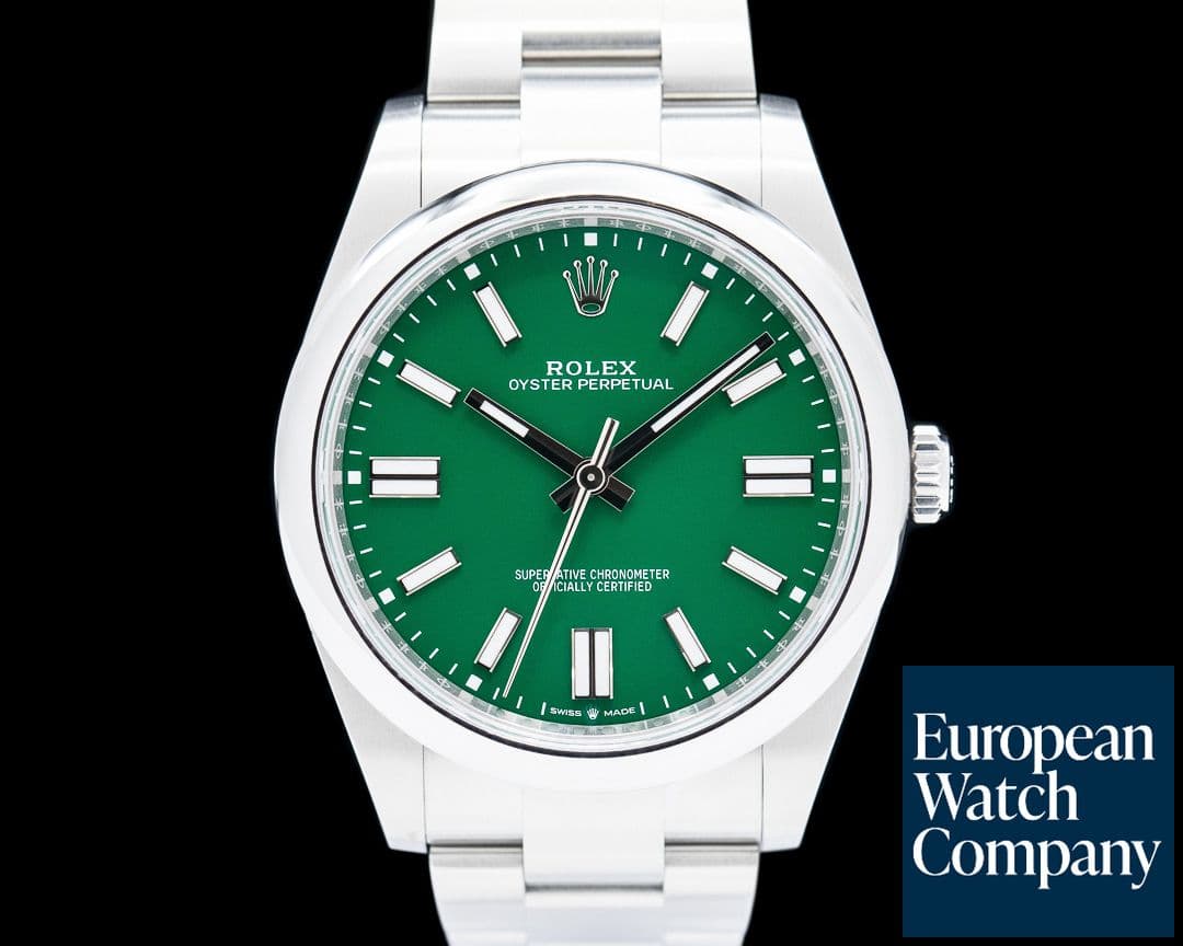 Image of Rolex Oyster Perpetual 124300 SS Green Dial 2024