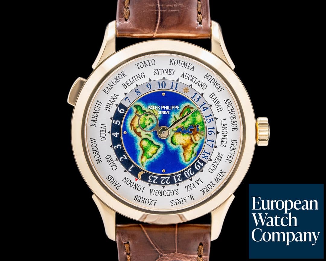 Image of Patek Philippe World Time 5231J Enamel Dial 18K Yellow Gold
