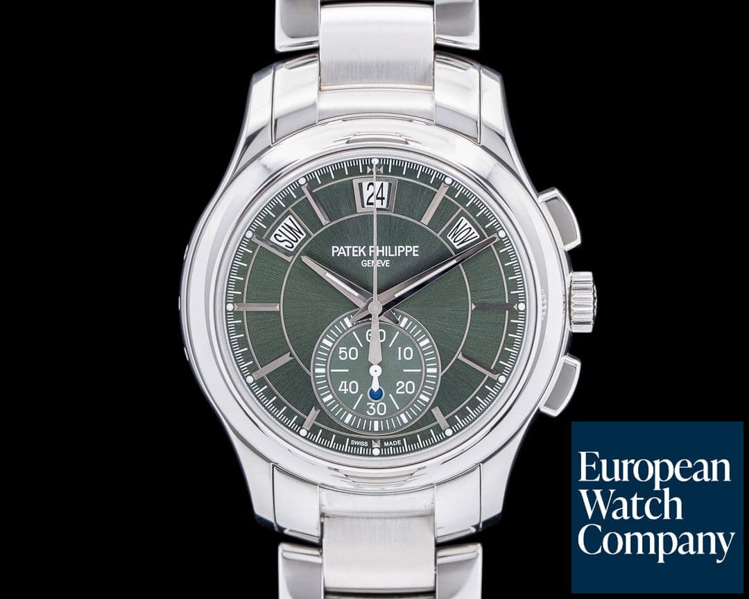 Image of Patek Philippe Chronograph 5905/1A Annual Calendar SS Green Dial