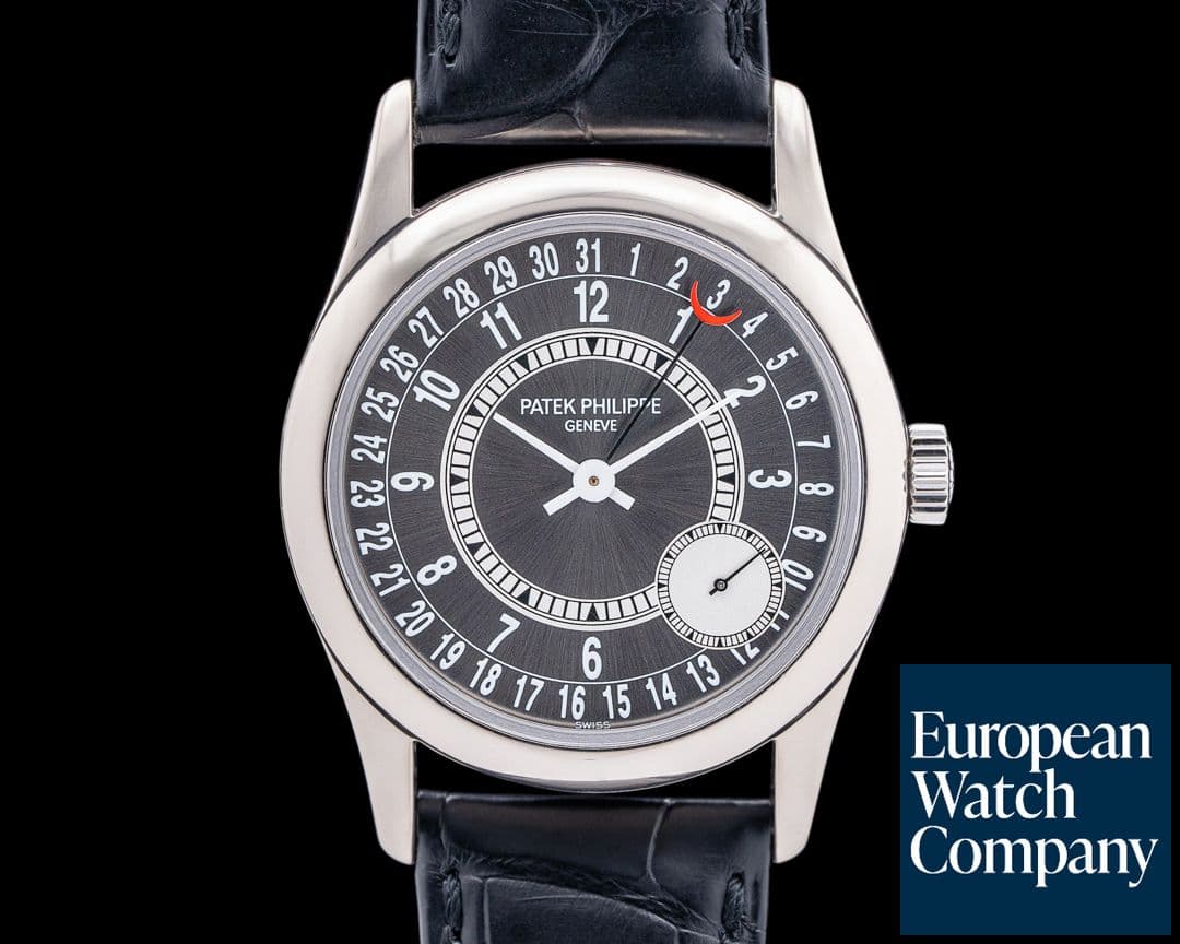Image of Patek Philippe Calatrava 6000G 18K White Gold Gray Dial