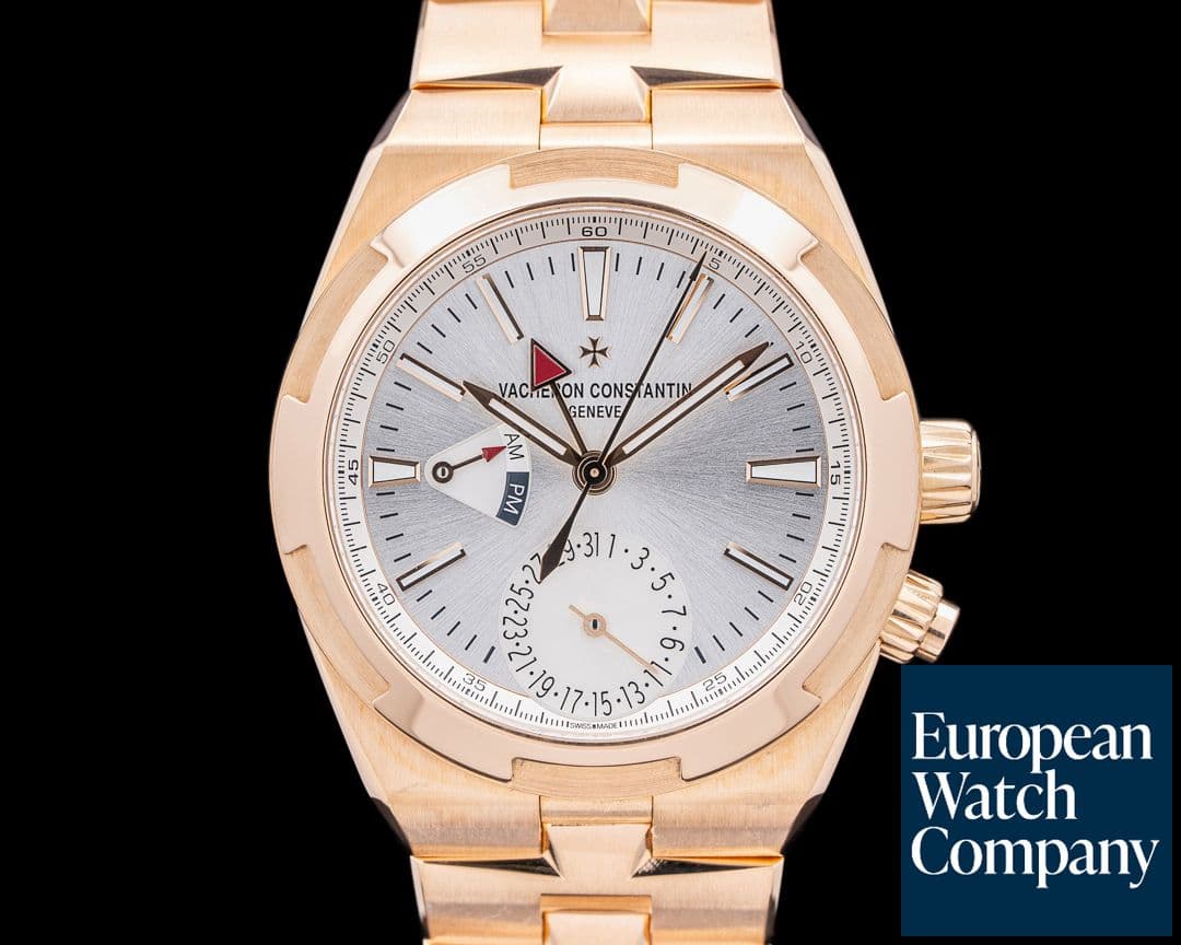 Image of Vacheron Constantin Overseas Dual Time 7900V 18K Rose Gold Silver Dial 2024