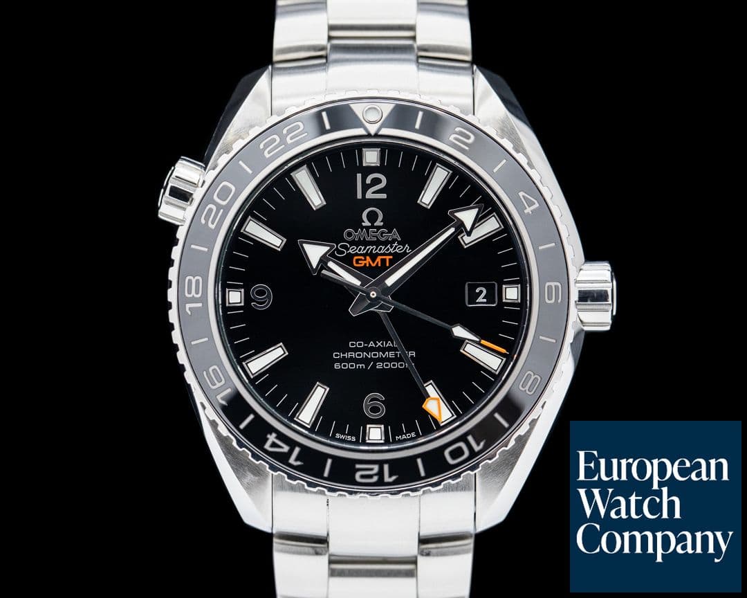 Image of Omega Seamaster Planet Ocean GMT 600M Co-Axial Black Dial SS