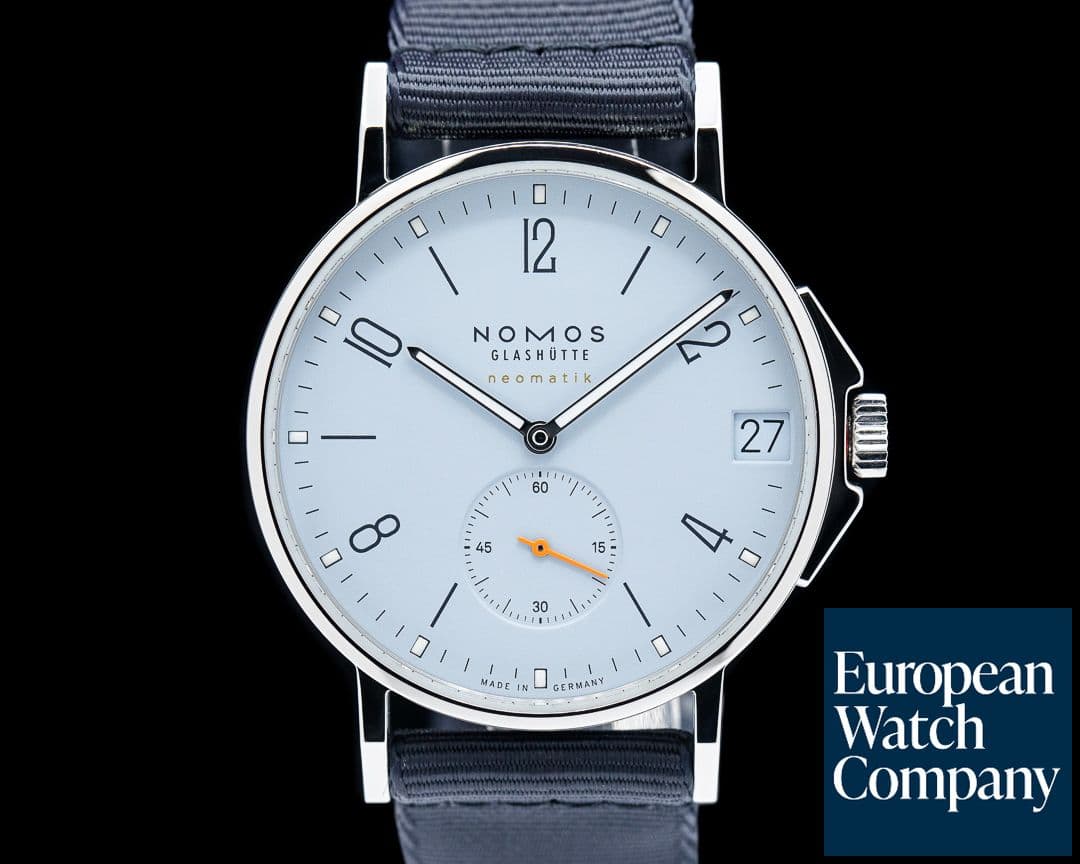 Image of Nomos Ahoi Neomatik 38 Date Sky SS Blue Dial
