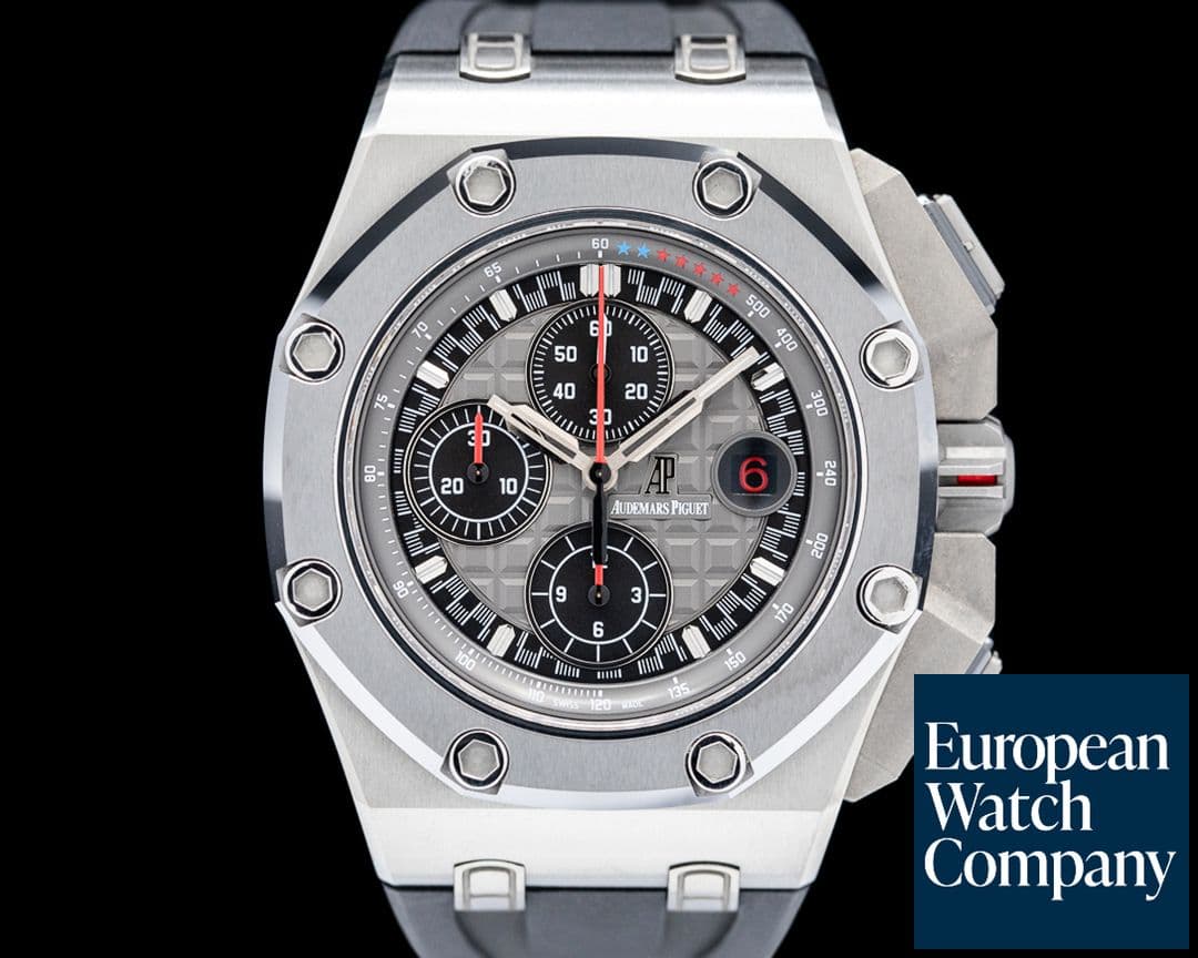 Image of Audemars Piguet Royal Oak Offshore 26568 Schumacher Titanium Gray Dial