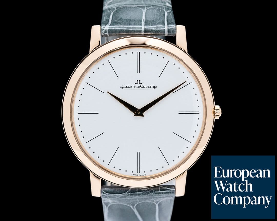 Image of Jaeger LeCoultre Master Ultra Thin 1907 18K Rose Gold White Dial