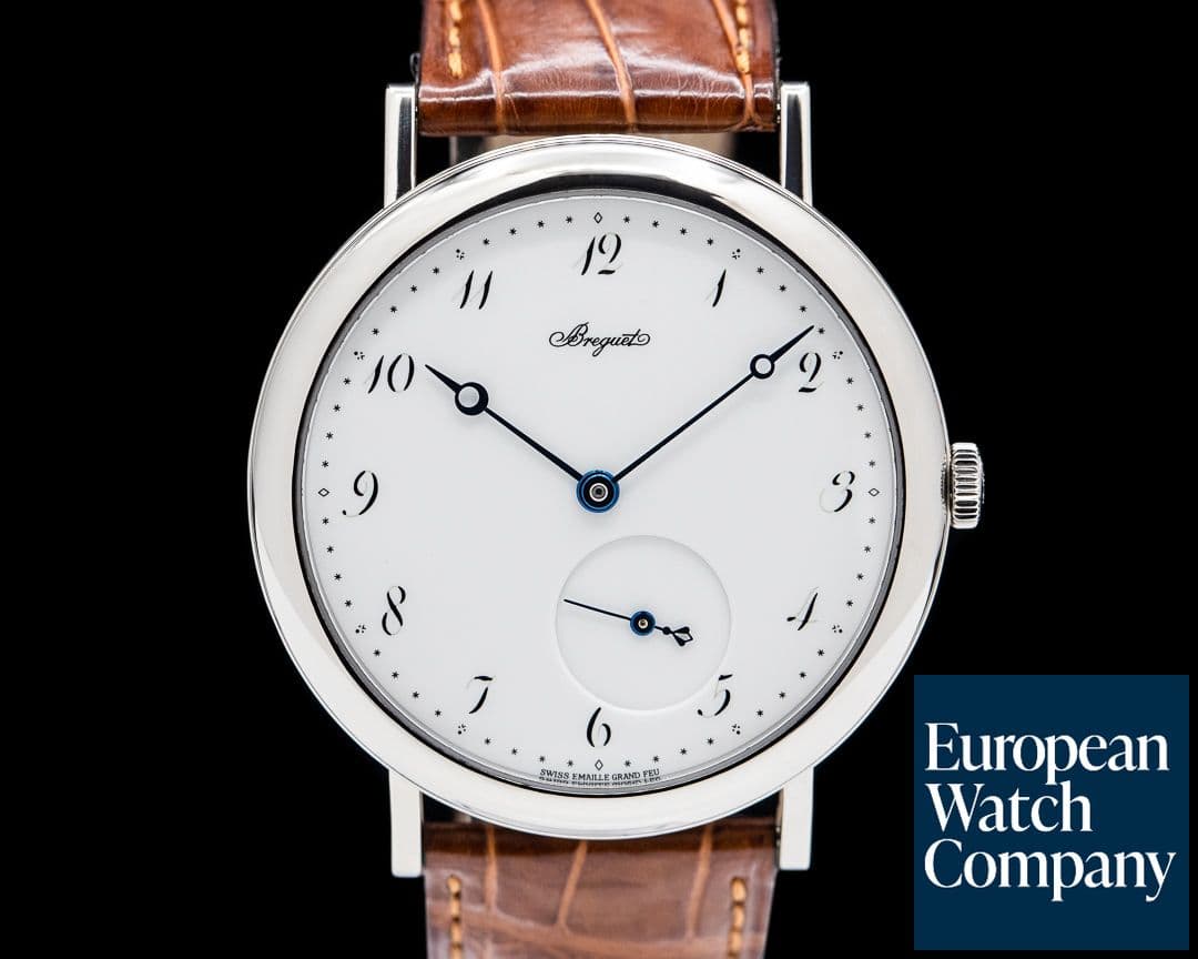 Image of Breguet Classique 5140 18K White Gold Enamel Dial
