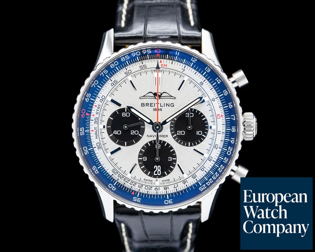 Image of Breitling Navitimer B01 Chronograph 43 SS Silver Dial