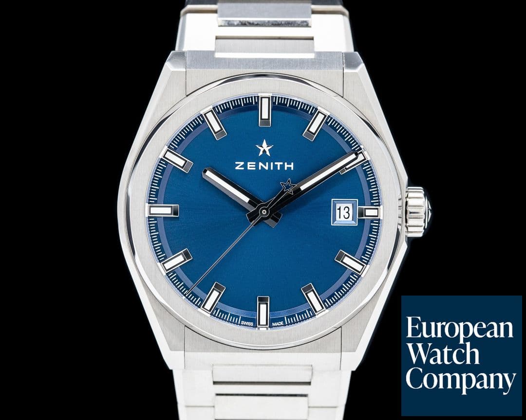 Image of Zenith Defy Classic Titanium Blue Dial