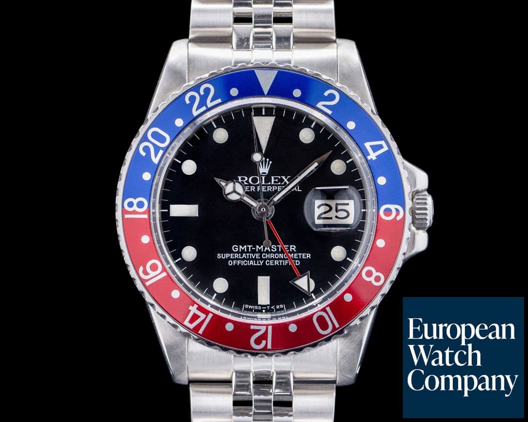 Image of Rolex Vintage GMT Master "Pepsi Bezel" SS Jubilee C. 1972