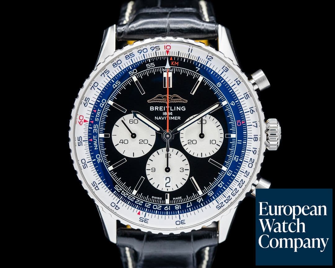 Image of Breitling Navitimer B01 Chronograph SS Black Dial