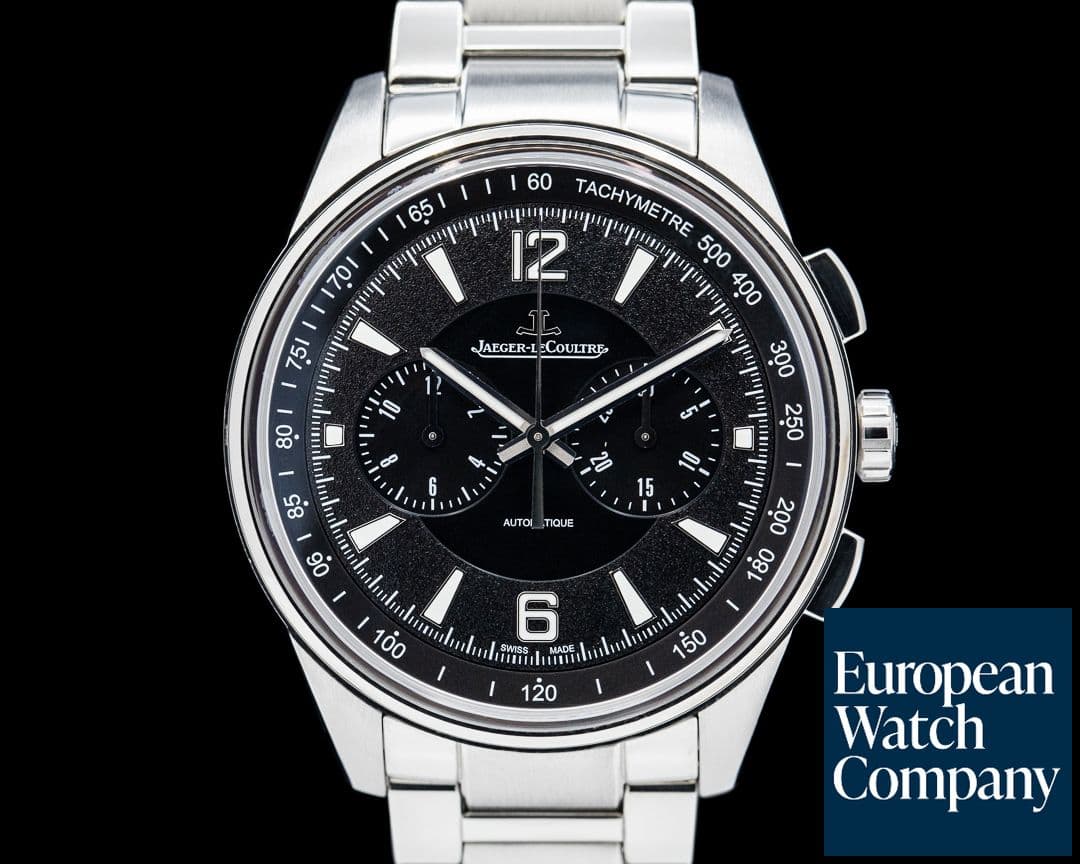 Image of Jaeger LeCoultre Polaris Chronograph SS Black Dial