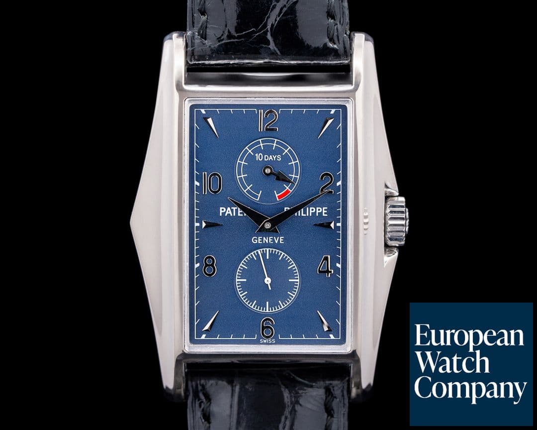 Image of Patek Philippe 10 Day Power Reserve YEAR 2000 White Gold Blue Dial