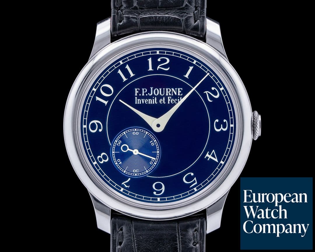 Image of F. P. Journe Chronometre Bleu Tantalum Blue Dial