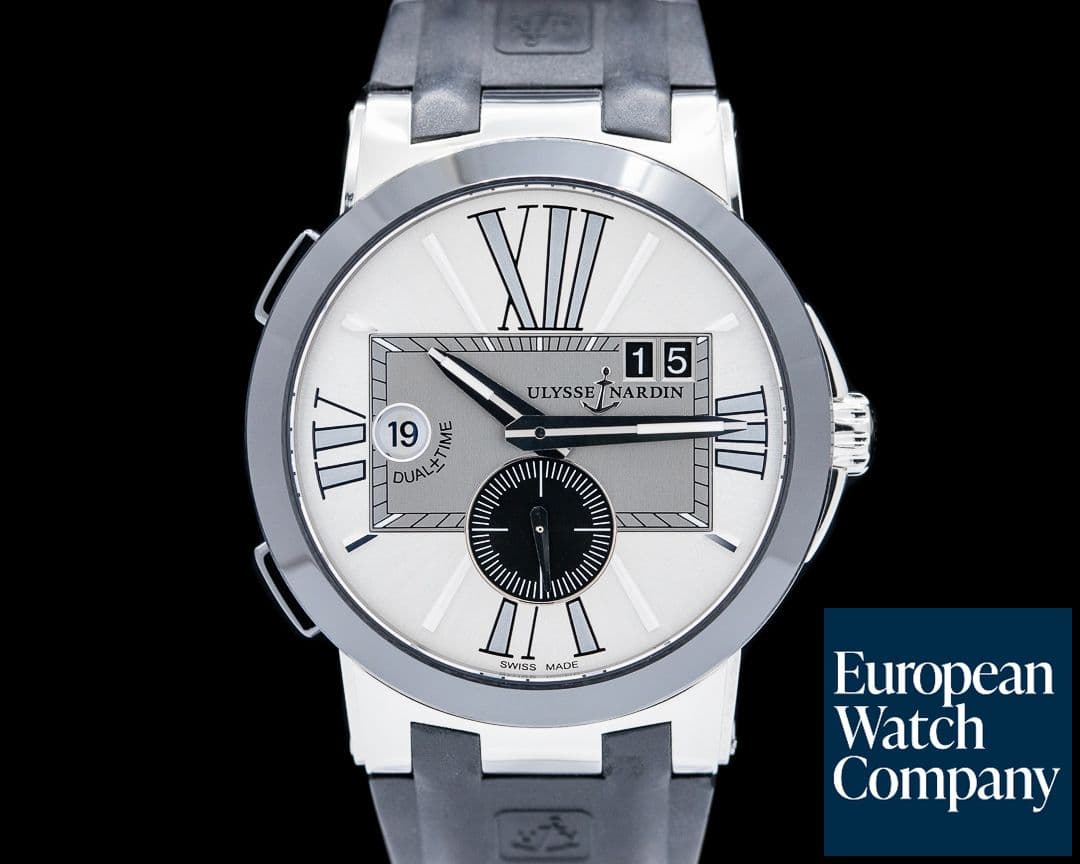 Image of Ulysse Nardin Executive Dual Time SS Silver Dial