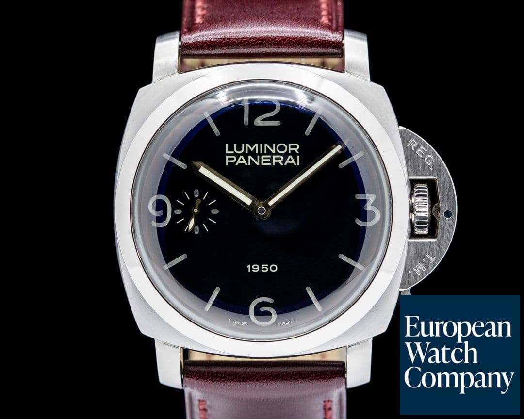 Image of Panerai Luminor 1950 "Fiddy" SS Black Dial LIMITED