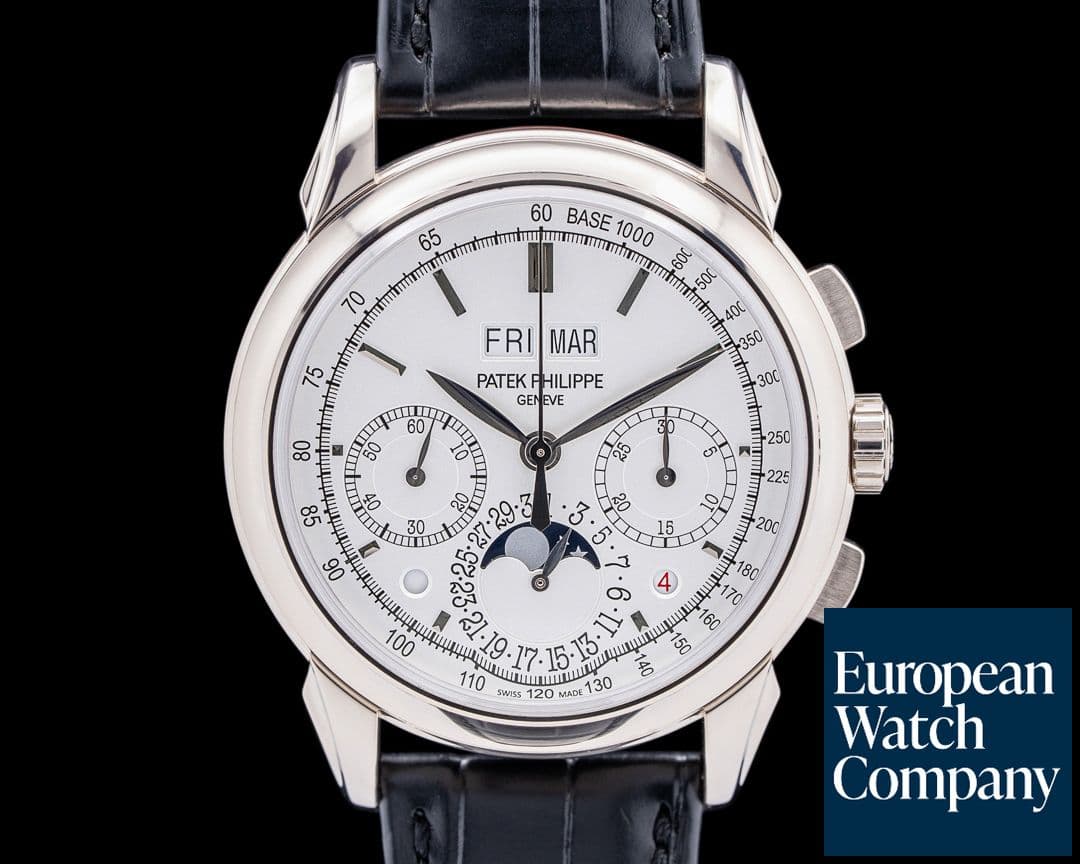 Image of Patek Philippe Perpetual Calendar 5270G Chronograph 18K White Gold Silver Dial