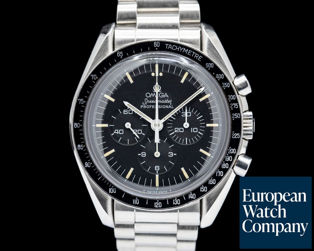 Image of Omega Speedmaster Professional Apollo XI "20th Anniversary" SS Black Dial