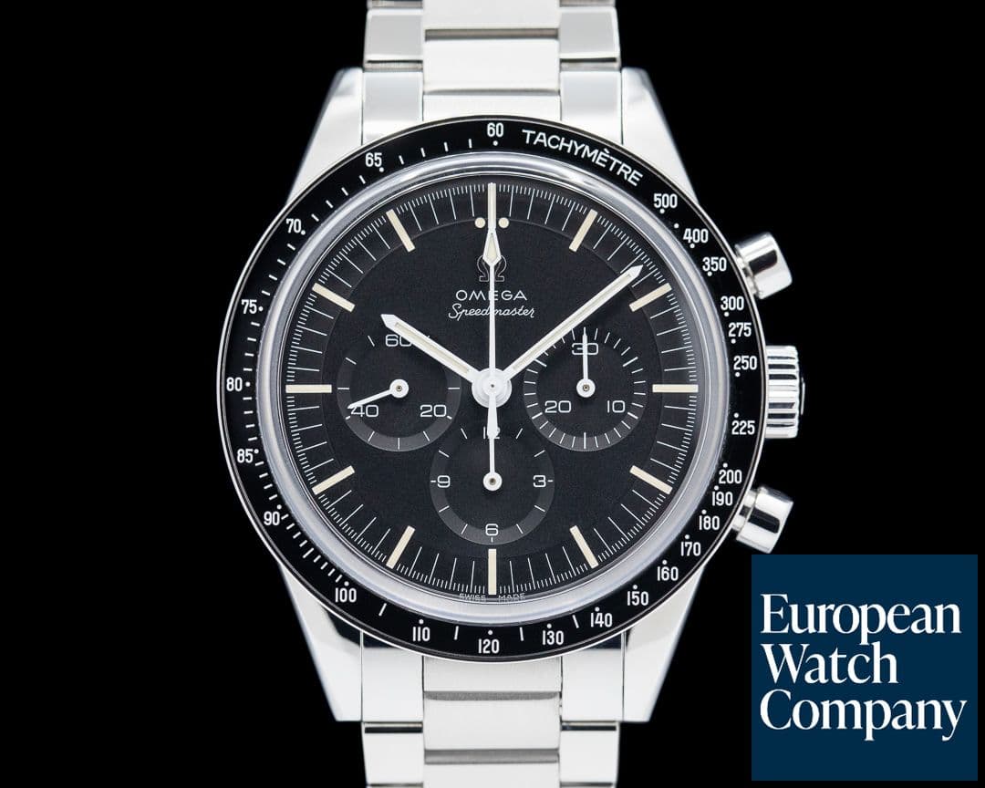 Image of Omega Speedmaster "Ed White" Chronograph SS Black Dial